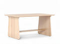 Wooden desk 120 x 60 x 75cm suitable for home office use in natural finish