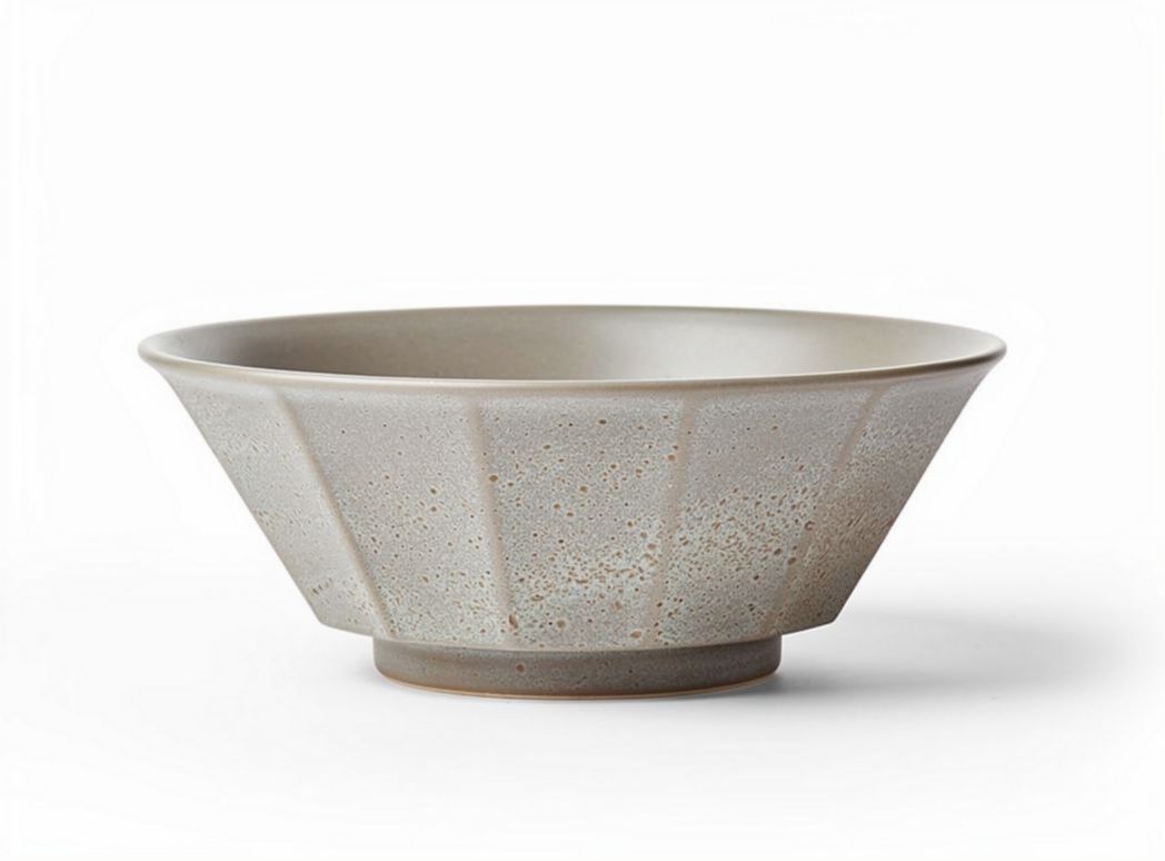 Natural speckled stone bowl 30 x 30 x 10cm for serving and décor
