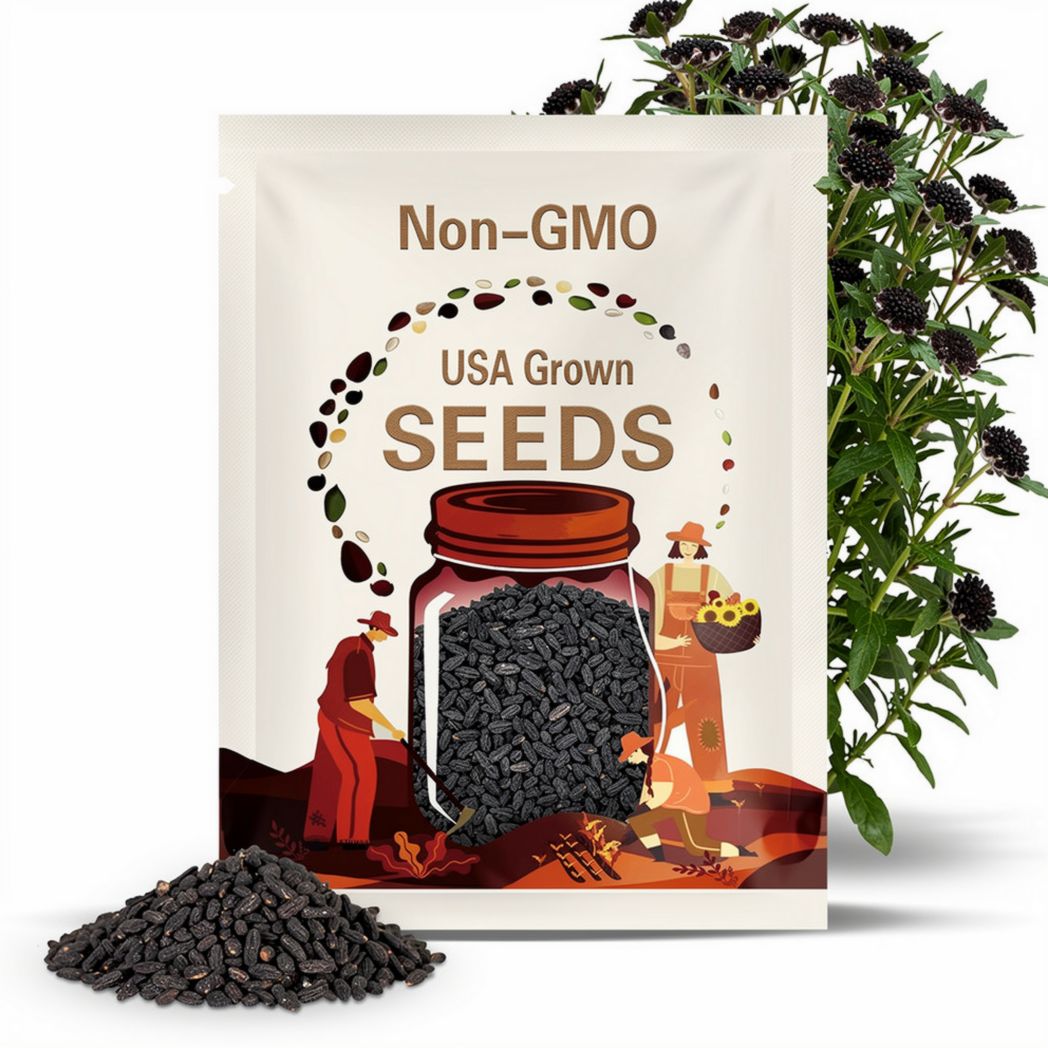 Organic Black Cumin Seeds, Nigella Sativa, Black Seed, 50+ Seeds, Medicinal Herbs, Heirloom Seeds, Non GMO, Plant, Garden