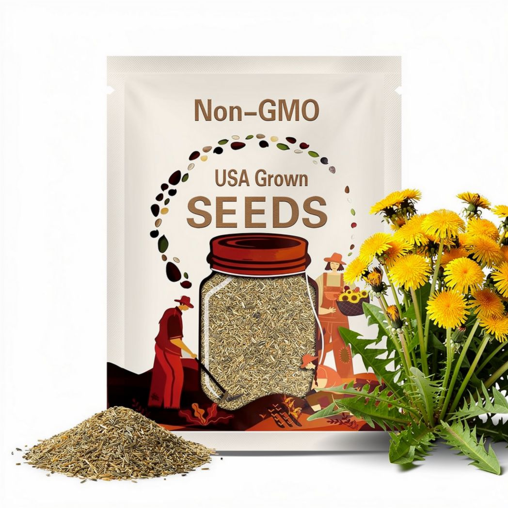 ORGANIC Dandelion Seeds NON GMO 400+