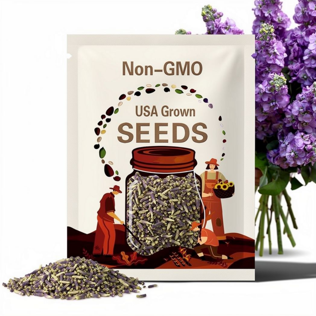 100 Lilac Stock Flower Seeds