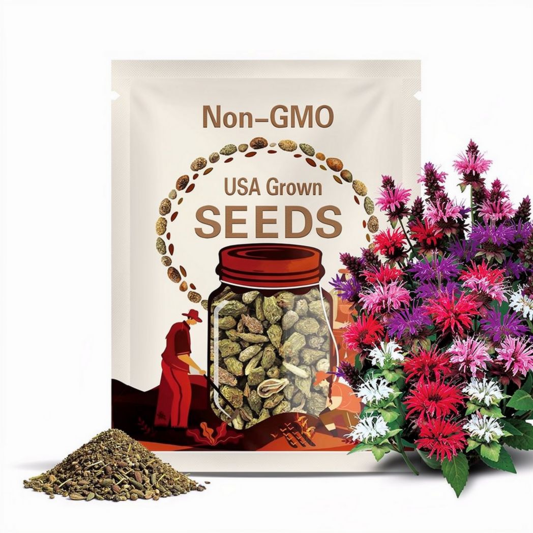Bee Balm Mix, including red! Panorama, Monarda Didyma MO0325